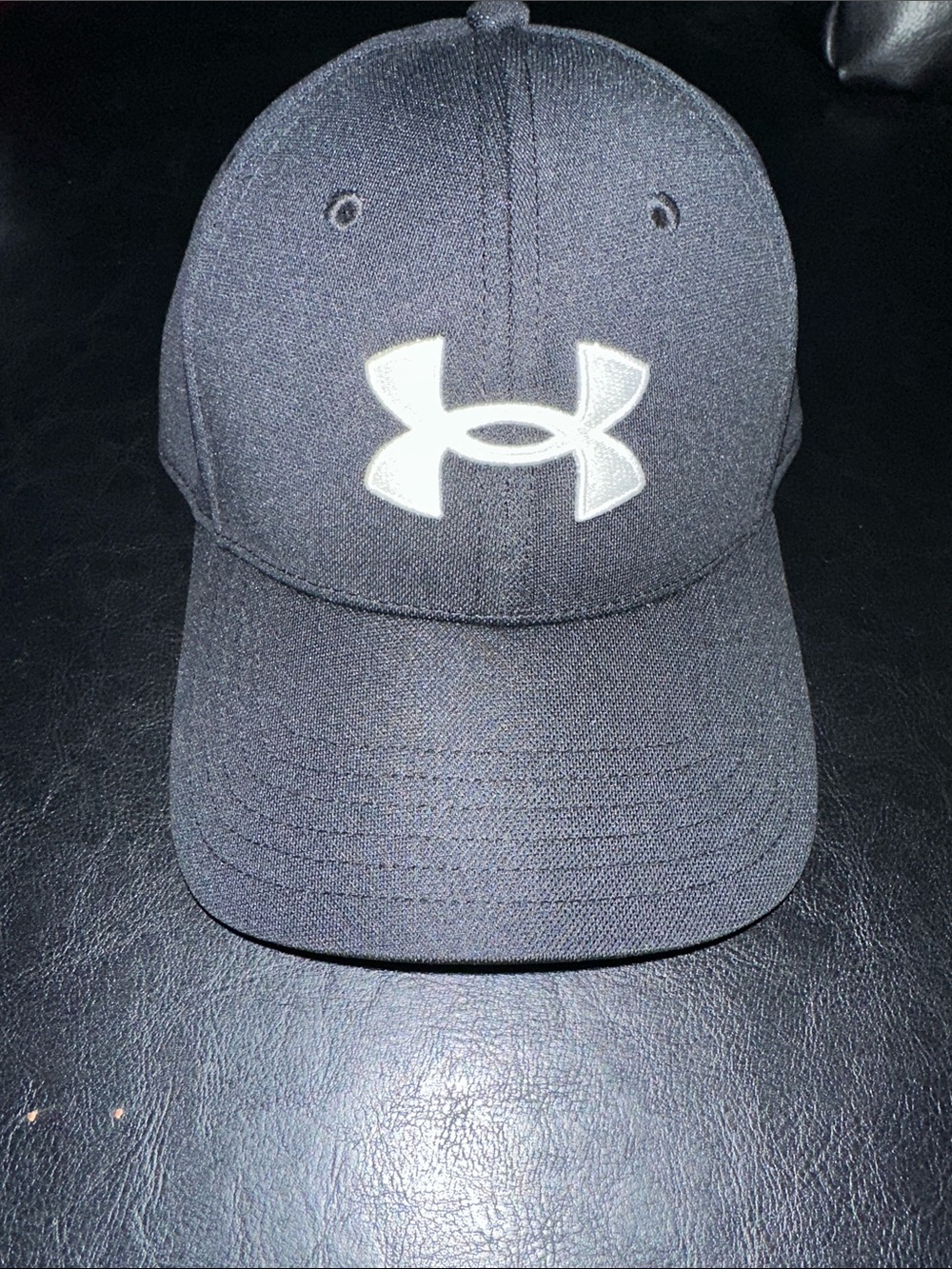 Under Armour Black Cap with White Logo